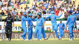 India vs New Zealand, 2nd ODI: Kedar Jadhav removes Tom Latham for 46